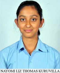 Nayomi LIZ Thomas K- Grade 10 CBSE Board Result 2019-20