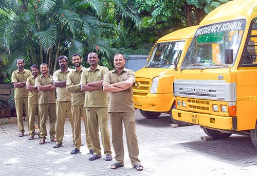 GPS Enabled Transport - Presidency School Bangalore North