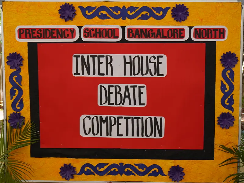 Inter House Debate- Presidency School Bangalore North