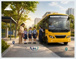 Transportation and Pickup Facilities in Top Bangalore CBSE Schools-Presidency School Bangalore North
